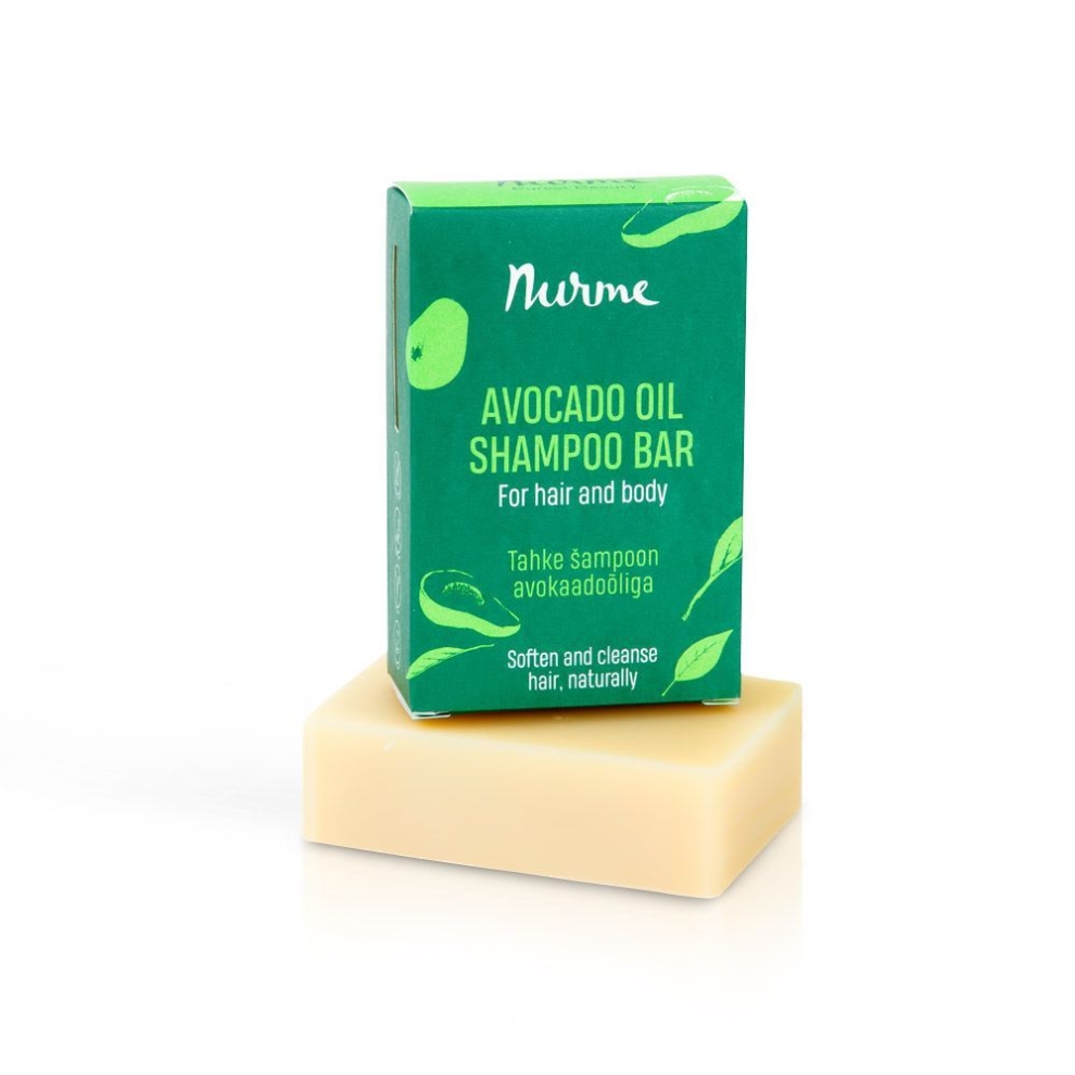 Solid shampoo with avocado oil