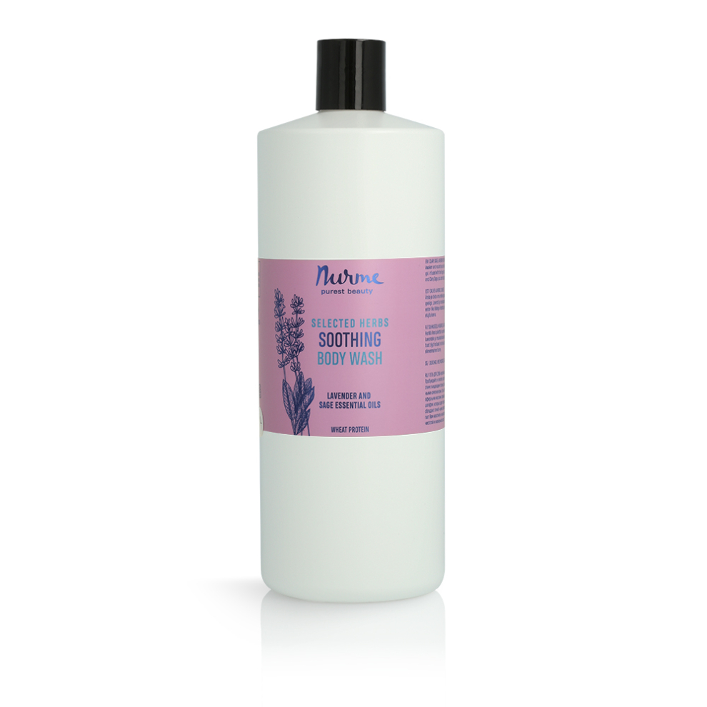 Refill soothing shower gel with herbs and lavender